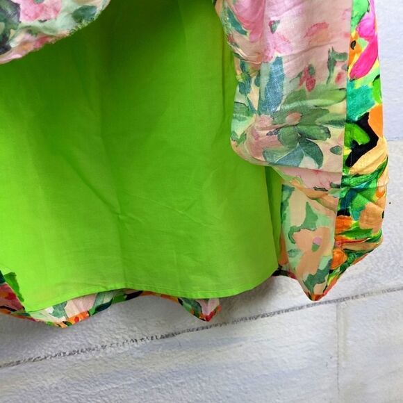 NWT Sanctuary bright and juicy flare Babydoll Dress. Size L - Picture 7 of 9